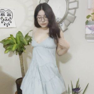 Ice Blue Sundress
